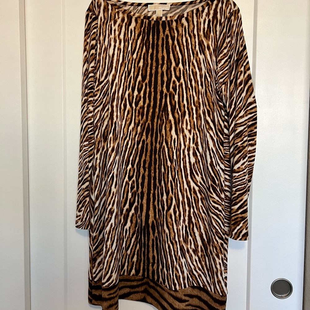 Michael Michael Kors Sz XL Tiger Stripe Dress